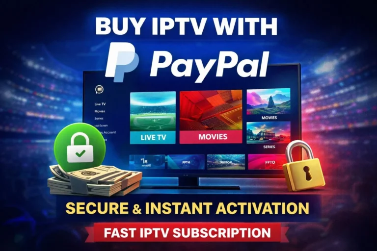 Buy IPTV with PayPal
